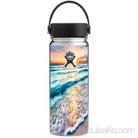 Skin Decal Vinyl Wrap for Hydro Flask 18 oz Wide Mouth Skins Stickers Cover / sunset on beach